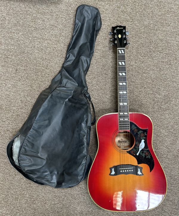 【B47】Morris モーリス WD-25 アコースティックギター アコギ 現状品の画像1