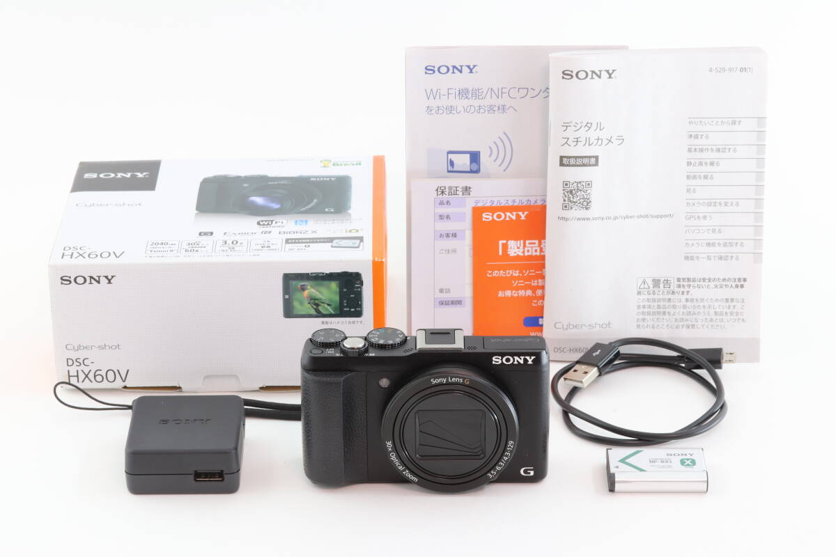 AB＋ (良品) Cyber-shot SONY DSC-HX60V 初期不良返品対応 領収書発行可能_画像1