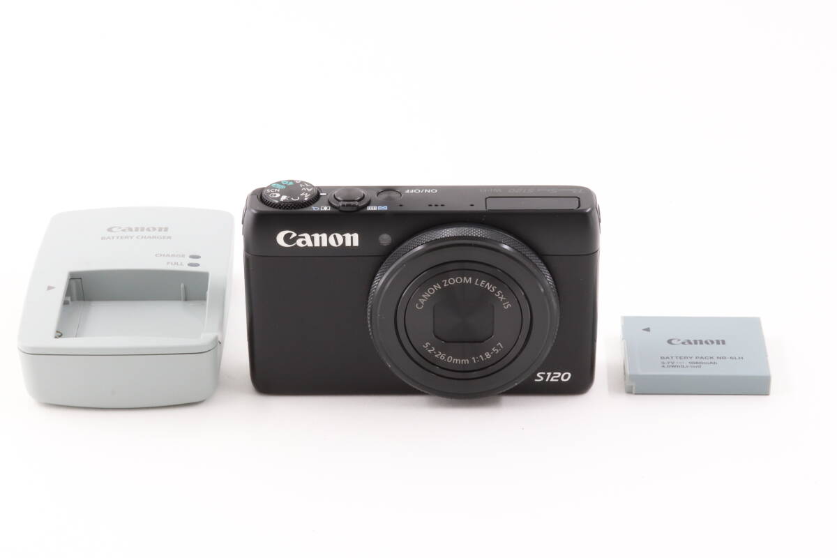 B+ (並品) Canon Powershot S120 初期不良返品対応 領収書発行可の画像1