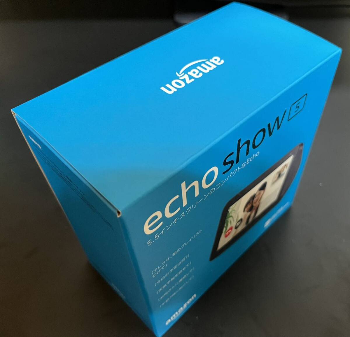 未開封！ 送料無料 Amazon Echo Show 5 echo show5 スマートディスプレイ アマゾン チャコール エコーショー5 Alexa の画像3