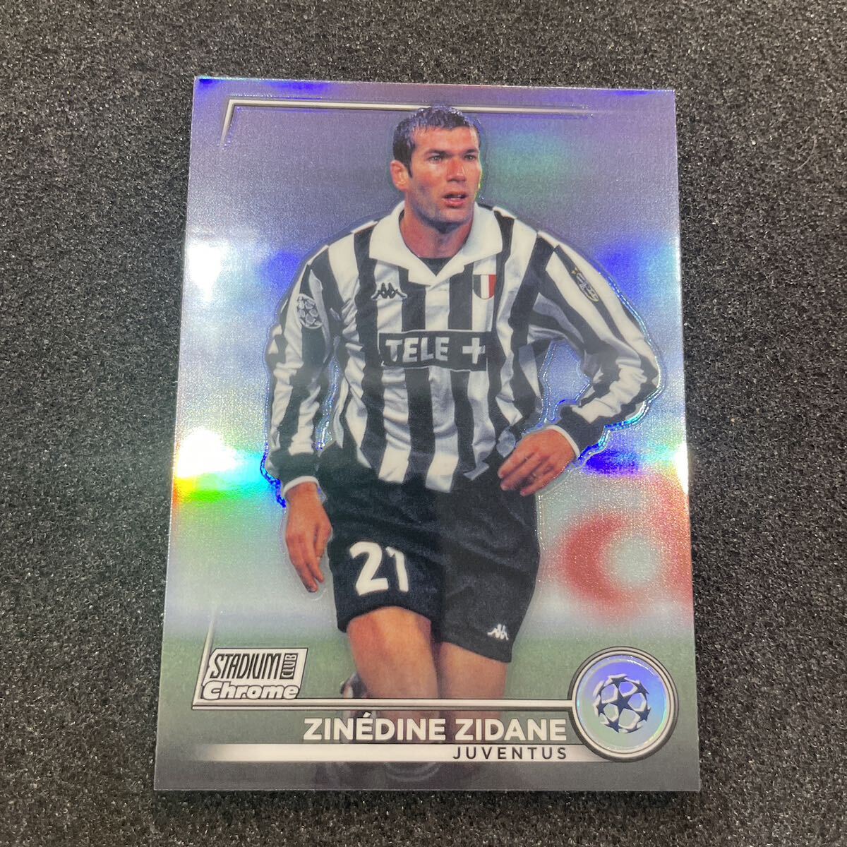 topps stadium club chrome soccer ZINEDINE ZIDANE サッカー_画像1