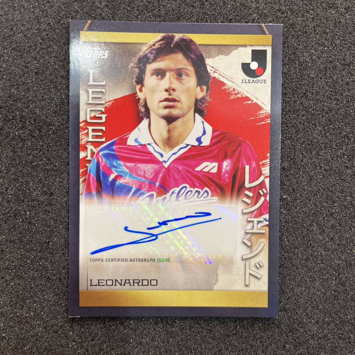 2023 Topps J-league Flagship レオナルド サイン 鹿島アントラーズ jリーグカード Jリーグ フラッグシップ 直筆サインカード の画像1