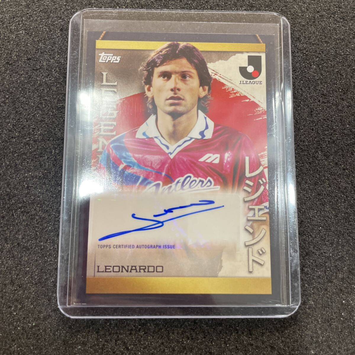 2023 Topps J-league Flagship レオナルド サイン 鹿島アントラーズ jリーグカード Jリーグ フラッグシップ 直筆サインカード の画像3