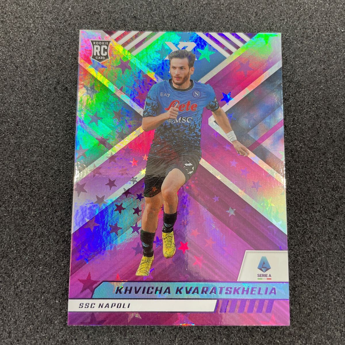 Khvicha Kvaratskhelia panini chronicles origins serie A - Purple astro ssp - SSC Napoli - ルーキーカード RCの画像1