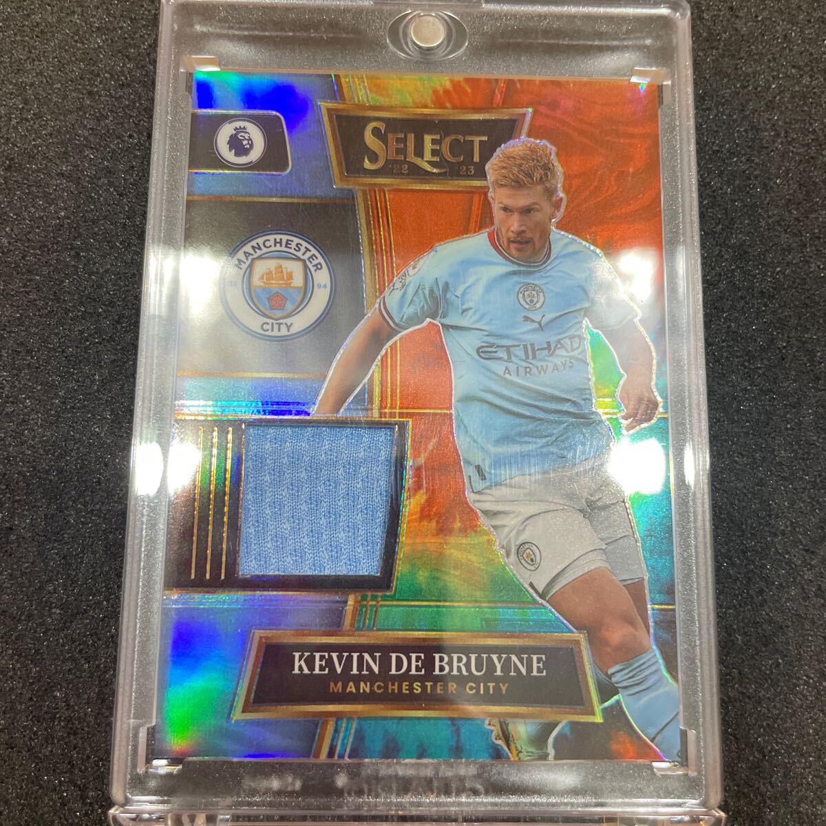 panini select premier league soccer KEVIN DE BRUYNE Jersey ジャージカード 01/25 ファーストナンバー Manchester Cityの画像4