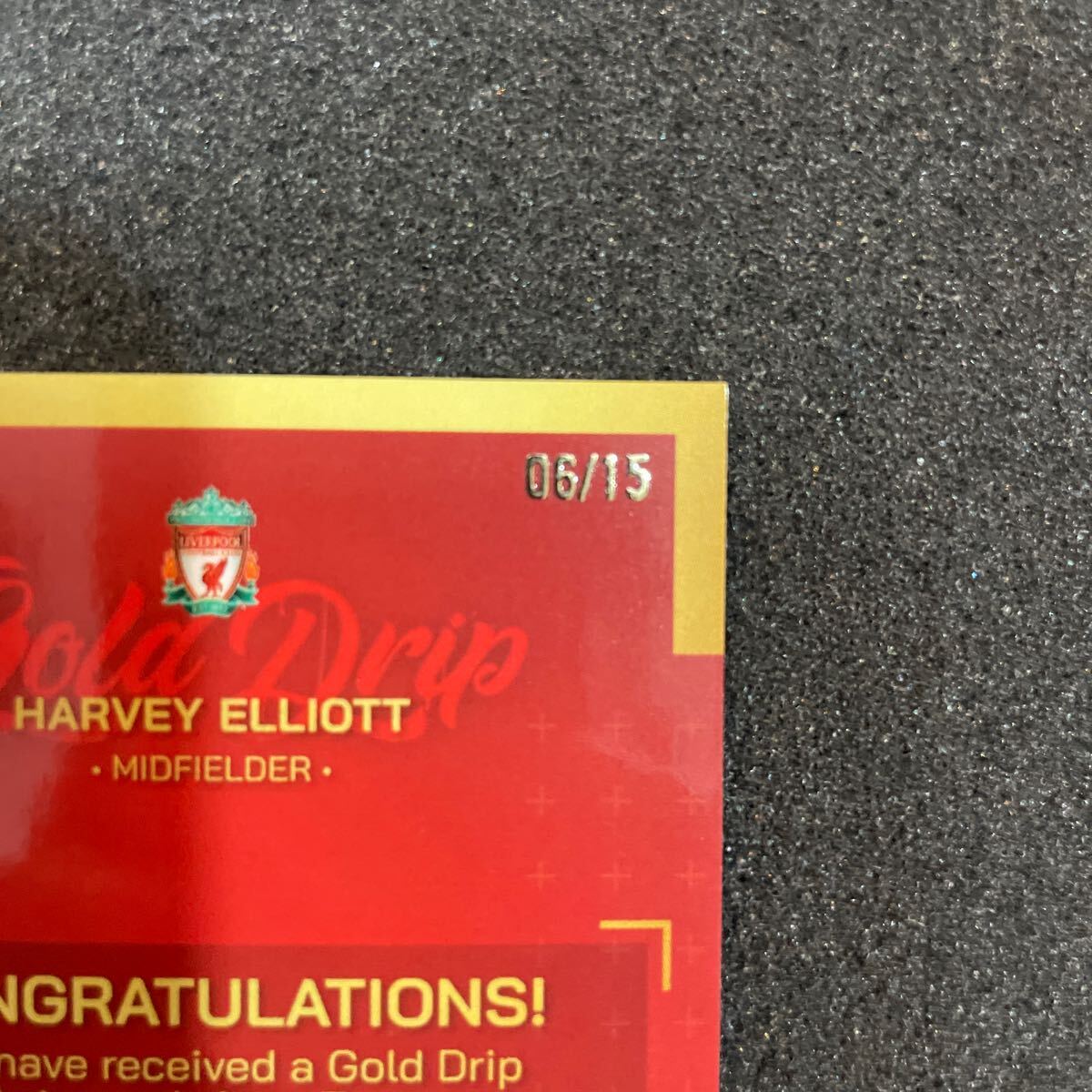 topps soccer Liverpool team set HARVEY ELLIOTT 06/15 サッカーカード 直筆サインの画像4