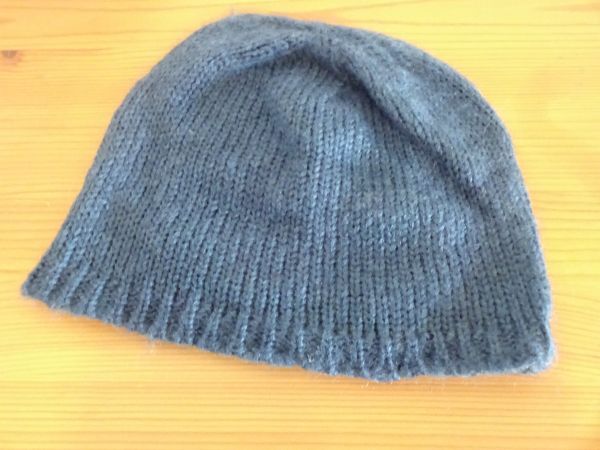 / ワコール / レディース・ガールズ　青色帽子　ニット帽　スタイルハット サイズ５７cm〜５９cm　キャップ　帽子　_画像6