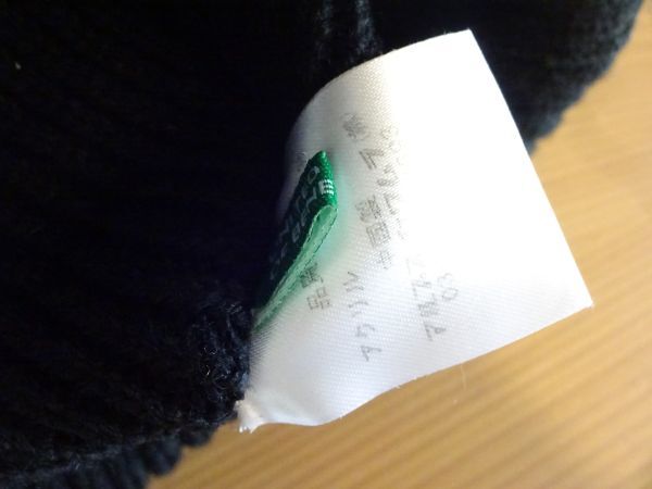 / BENETTON / レディース・メンズ　編み込みニット帽　サイズ５７cm〜５９cm　キャップ　帽子　アルプス・カワムラ_画像8