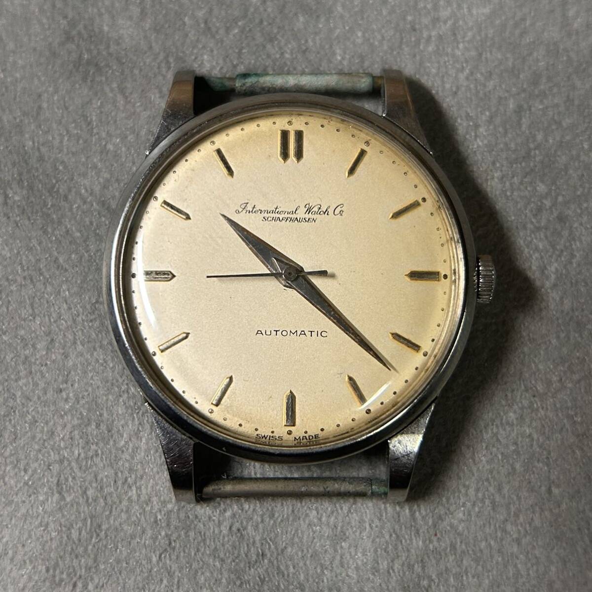 IWC インターナショナルウォッチカンパニー SCHAFFHAUSEN SWISS 時計 腕時計 アンティーク ビンテージ 稼働品 中古品の画像2