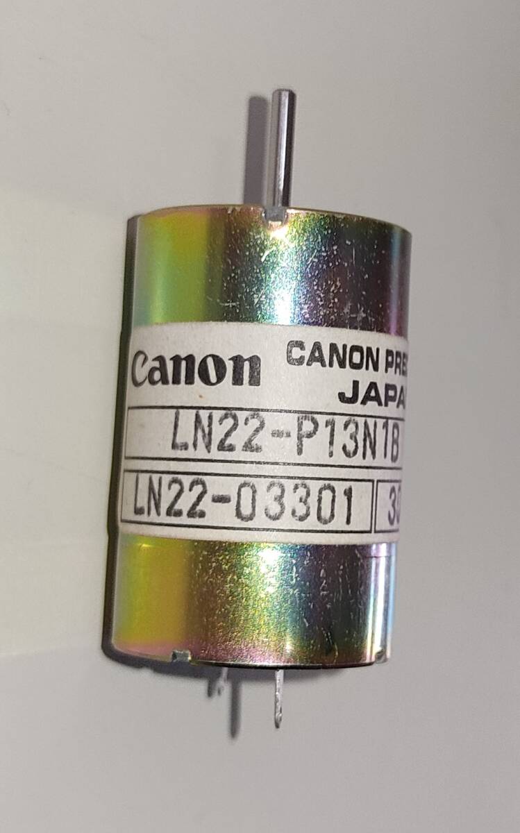 canon製モーター LN22-03301 12V 未使用・動作未確認・ジャンク品_画像1