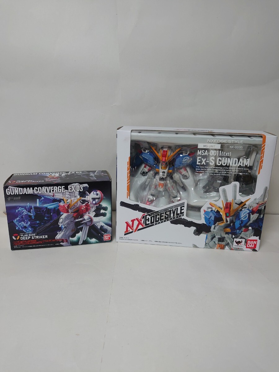 新品 未開封 機動戦士ガンダム FW GUNDAM CONVERGE コンバージ EX03 DEEP STRIKER 303E(少し折れ有) EX-s ガンダム ネクスエッジスタイル の画像1