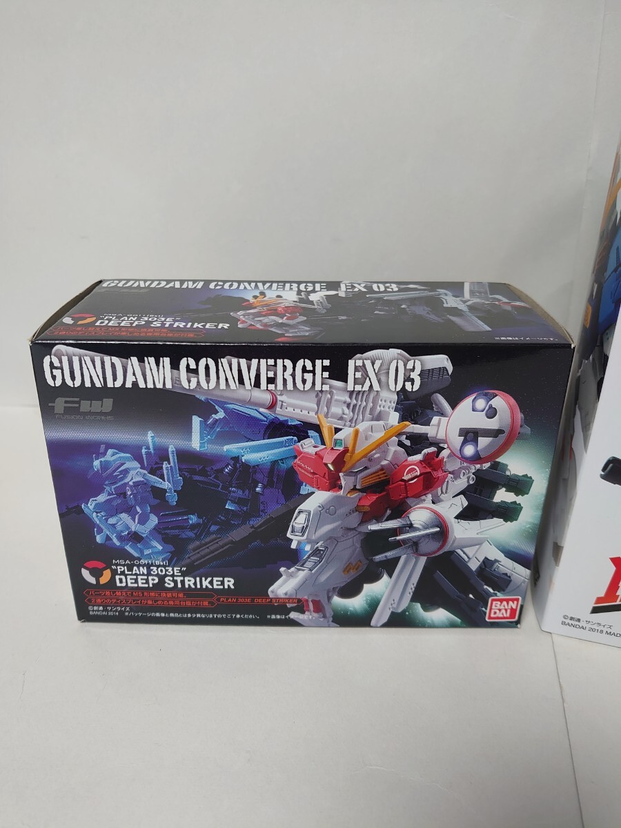 新品 未開封 機動戦士ガンダム FW GUNDAM CONVERGE コンバージ EX03 DEEP STRIKER 303E(少し折れ有) EX-s ガンダム ネクスエッジスタイル の画像2