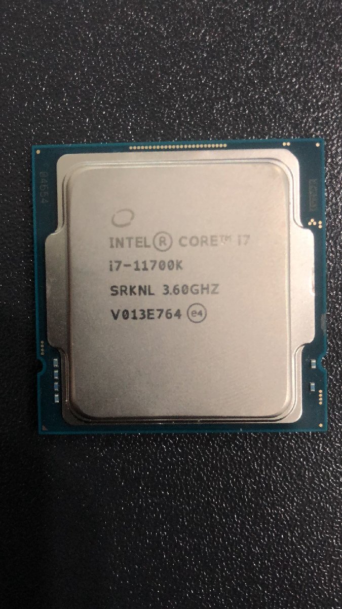 CPU インテル Intel Core I7-11700K プロセッサー 中古 動作未確認 ジャンク品 - A217_画像1