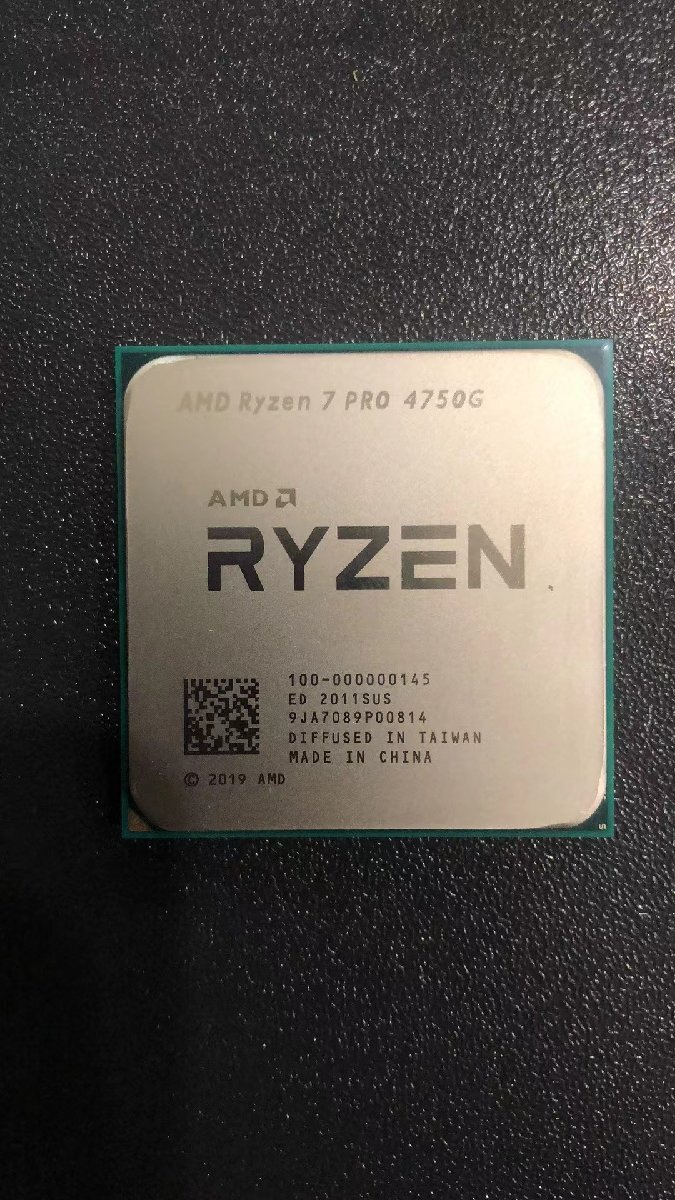 CPU AMD Ryzen 7 4750G プロセッサー 中古 動作未確認 ジャンク品 - A295の画像1