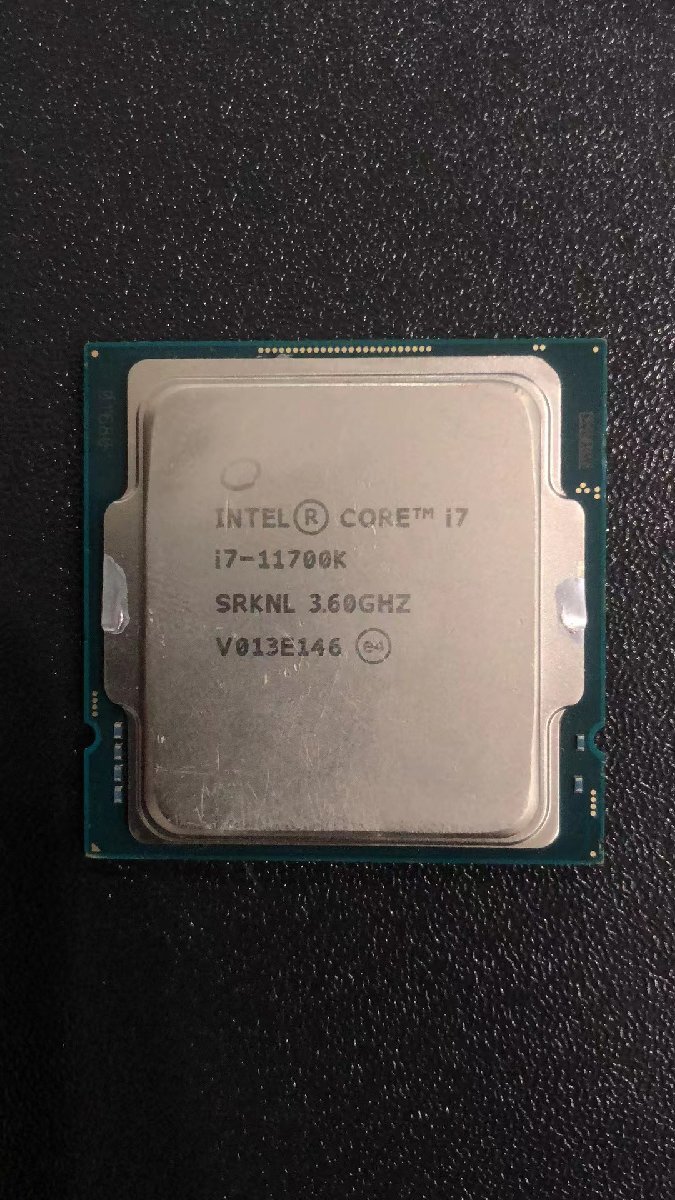 CPU インテル Intel Core I7-11700K プロセッサー 中古 動作未確認 ジャンク品 - 9941の画像1