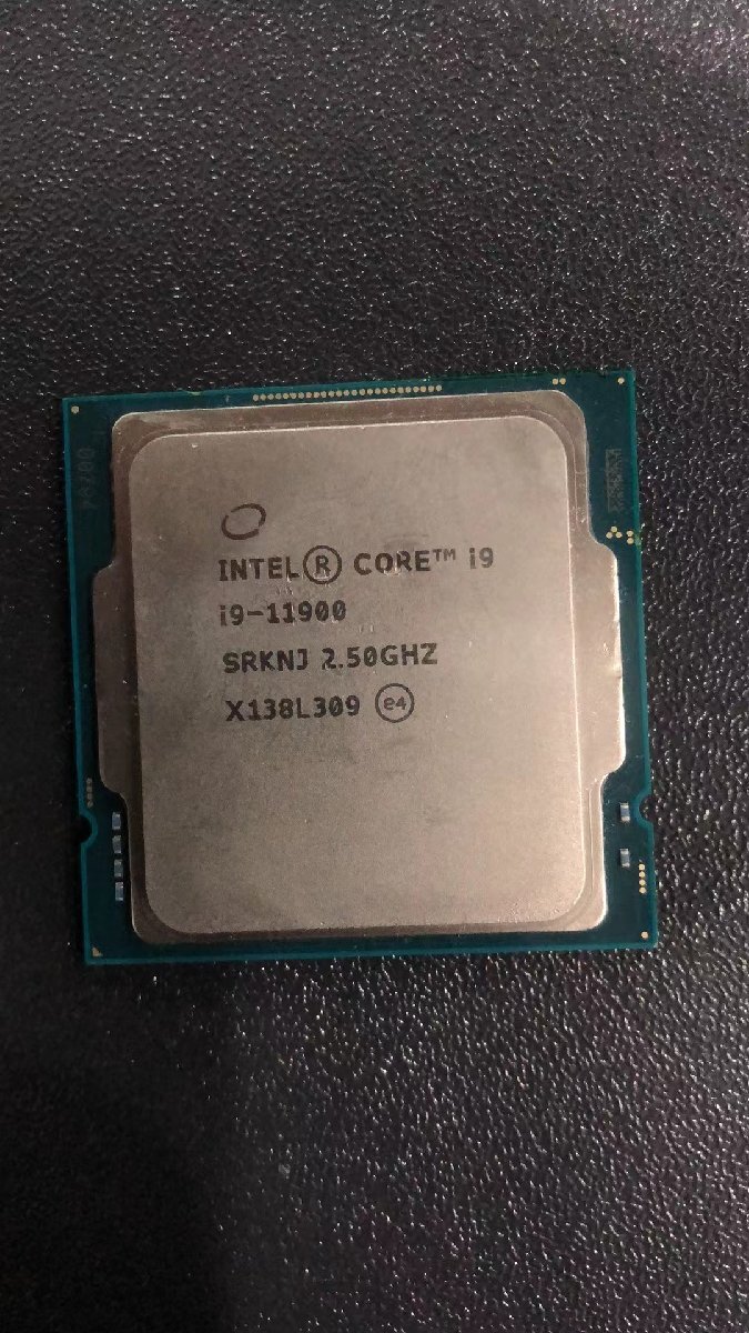 CPU インテル Intel Core I9-11900 プロセッサー 中古 動作未確認 ジャンク品 - A277の画像1