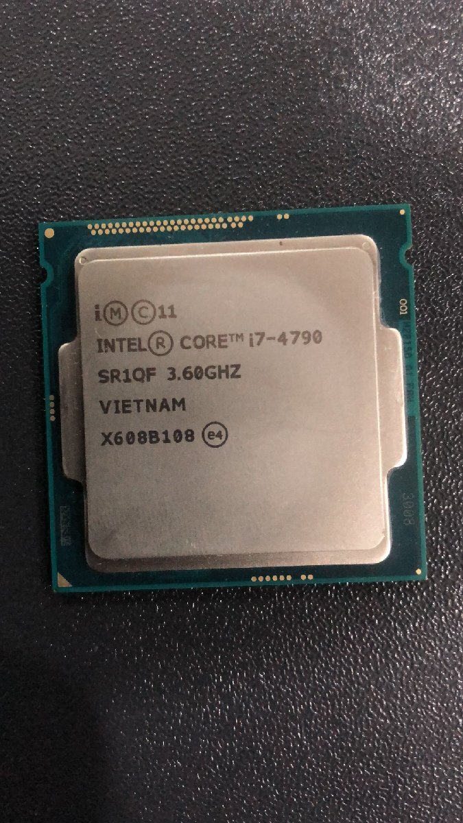 CPU インテル Intel Core I7-4790 プロセッサー 中古 動作未確認 ジャンク品 - A266の画像1