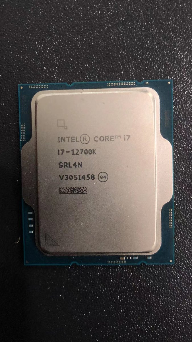 CPU インテル Intel Core I7-12700K プロセッサー 中古 動作未確認 ジャンク品 - A283の画像1