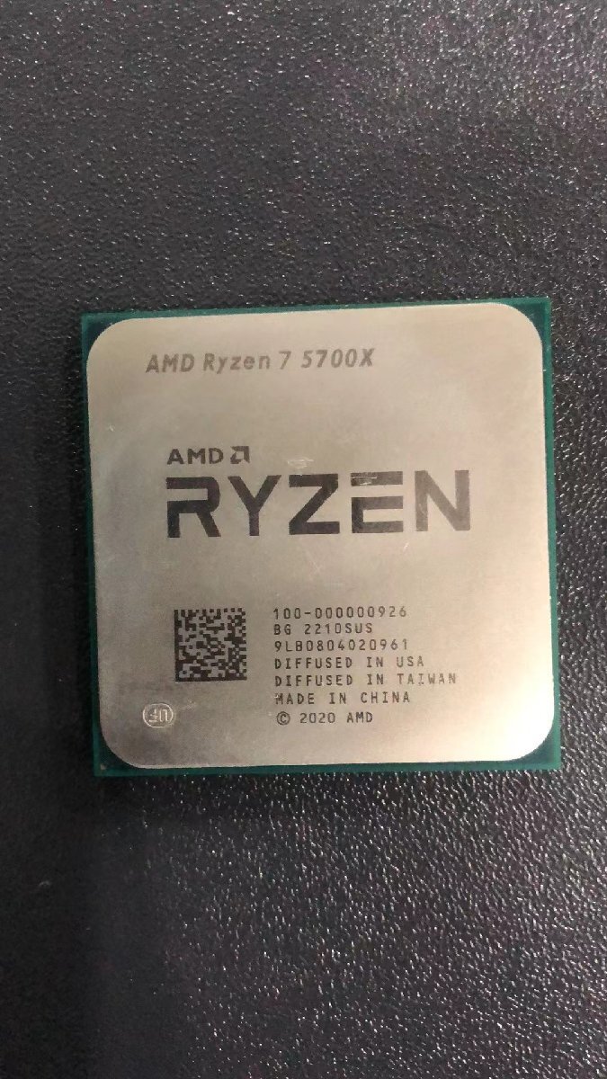 CPU AMD Ryzen 7 5700X プロセッサー 中古 動作未確認 ジャンク品 - A340の画像1