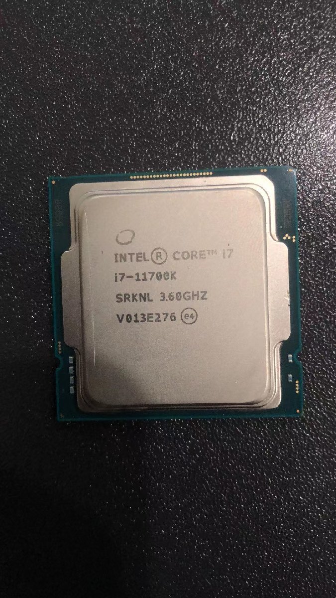 CPU インテル Intel Core I7-11700K プロセッサー 中古 動作未確認 ジャンク品 - A331の画像1