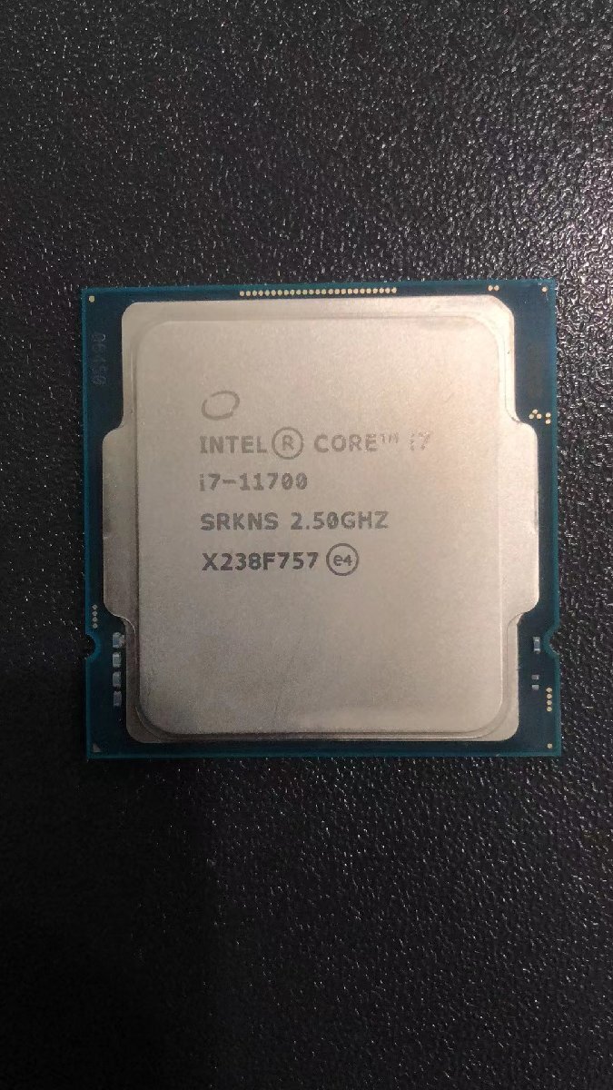 CPU インテル Intel Core I7-11700 プロセッサー 中古 動作未確認 ジャンク品 - A387の画像1