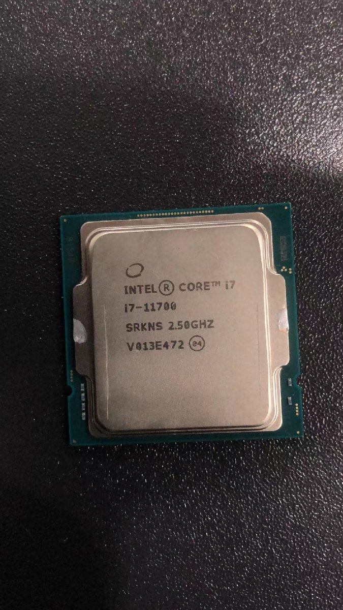 CPU インテル Intel Core I7-11700 プロセッサー 中古 動作未確認 ジャンク品 - A330の画像1