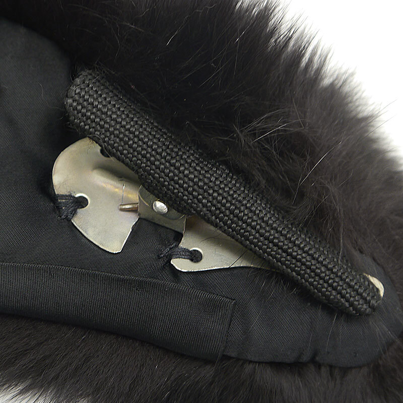  fake fur tippet collar to coil fox manner black black party Japanese clothes 