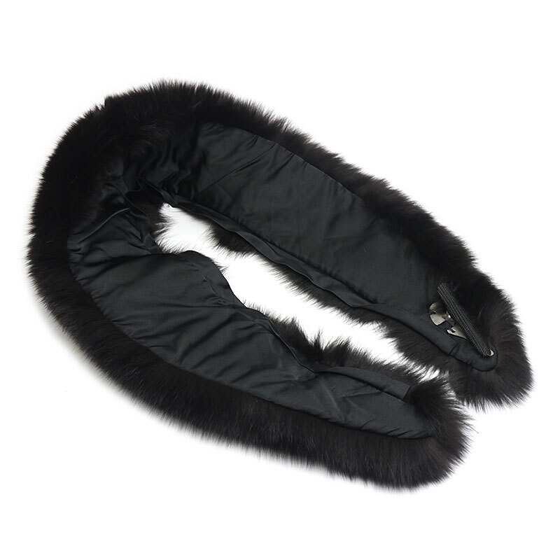  fake fur tippet collar to coil fox manner black black party Japanese clothes 