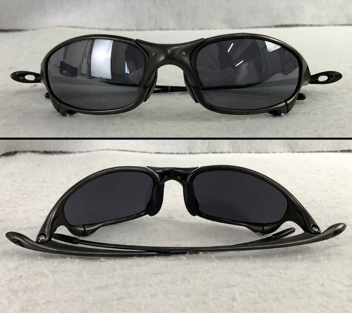 ★中古品★サングラス JULIET CARBON W BLACK 04-128 OAKLEY オークリーの画像2