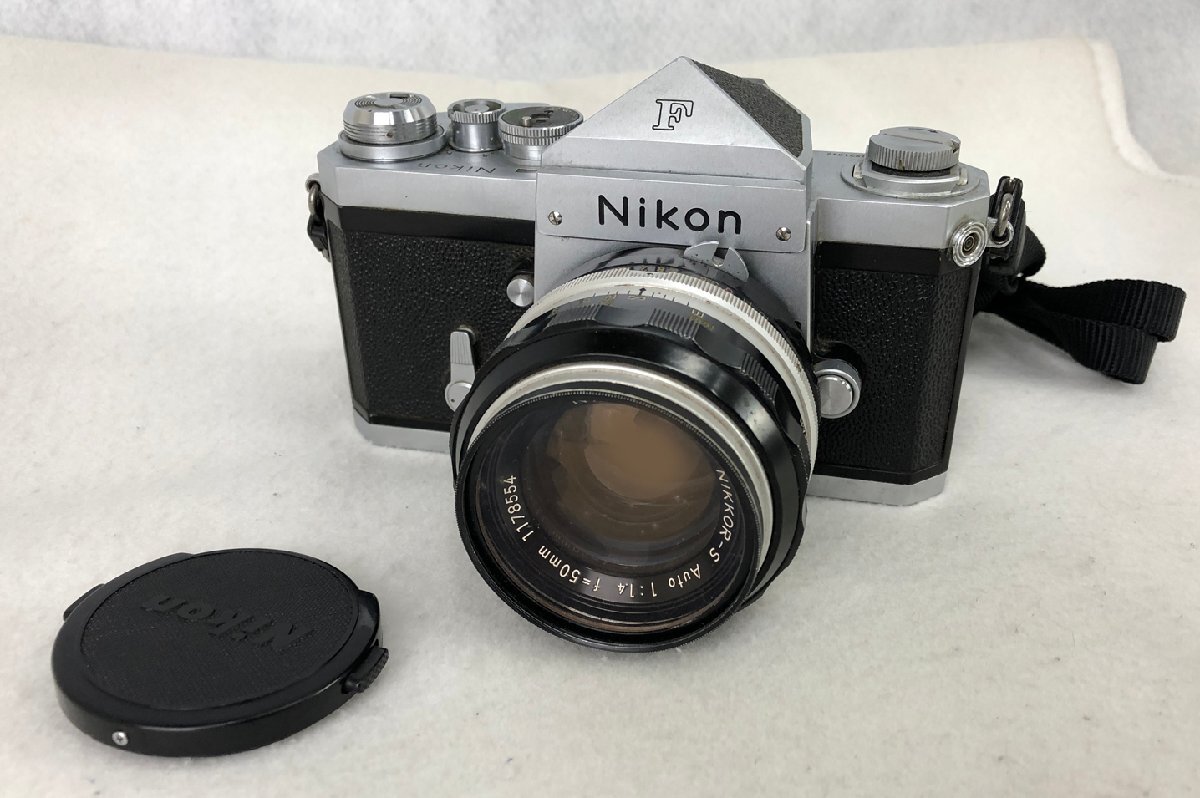 ★ジャンク品★フィルムカメラ F(50mmF1.4) Nikonの画像1