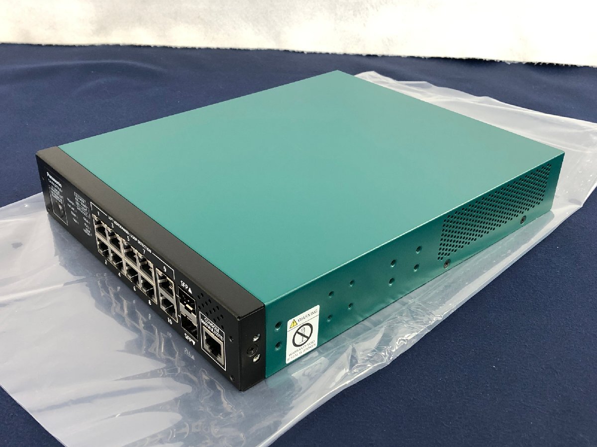 ☆未使用品☆10ポートPoE給電スイッチングハブ GA-ML8TPoE+ PN260893 Panasonic パナソニックの画像5