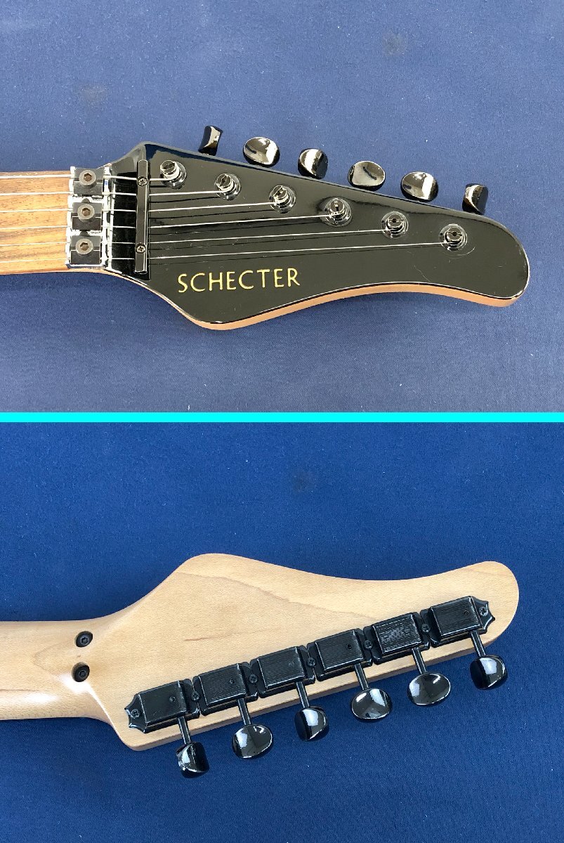 ★ジャンク品★エレキギター STタイプ Schecter シェクター_画像6