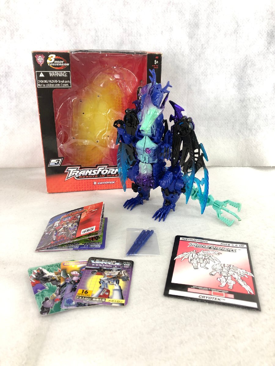 ★中古品★戦え！超ロボット生命体 トランスフォーマー クライオテック Transformers Robots in Disguise CRYOTEK タカラの画像1