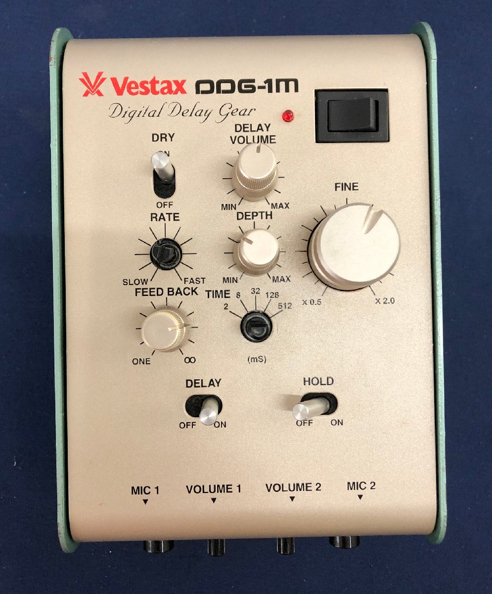 ★ジャンク品★デジタルディレイ DDG-1M Vestaxの画像2