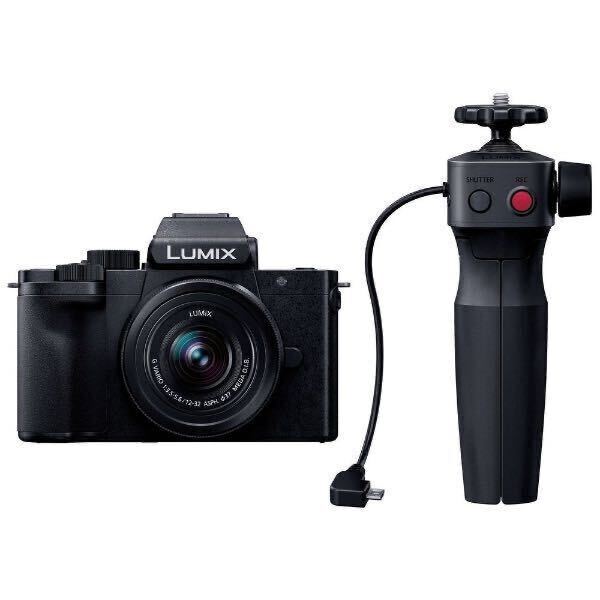 展示品 パナソニック Panasonic LUMIX G100 VLOGミラーレス一眼カメラ Vキット（トライポッドグリップ付） DC-G100V-K J [ズームレンズ]の画像1