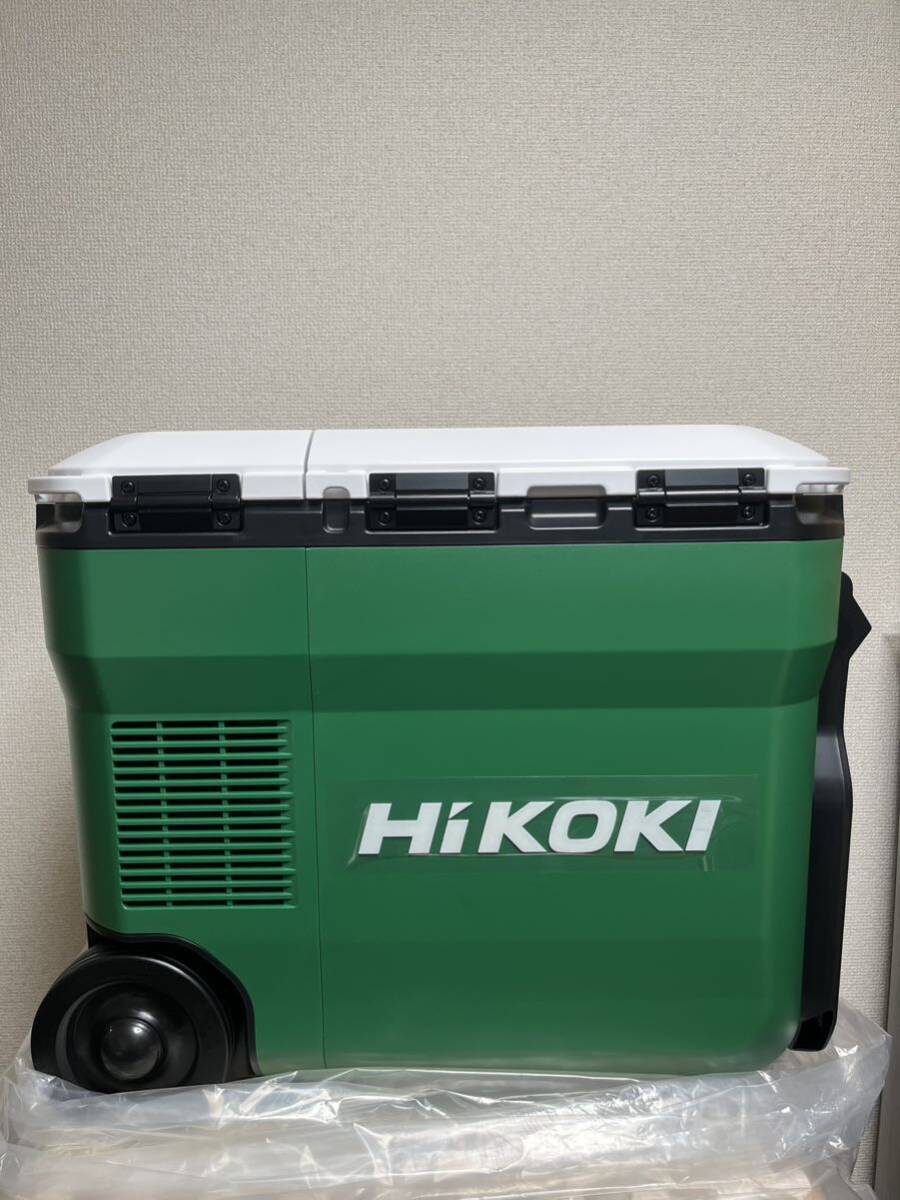 未使用 アウトレット HiKOKI ハイコーキ １８Ｖ−１４．４Ｖ コードレス冷温庫コンパクトタイプ マルチボルトセット品 グリーン UL18DC-WMの画像6