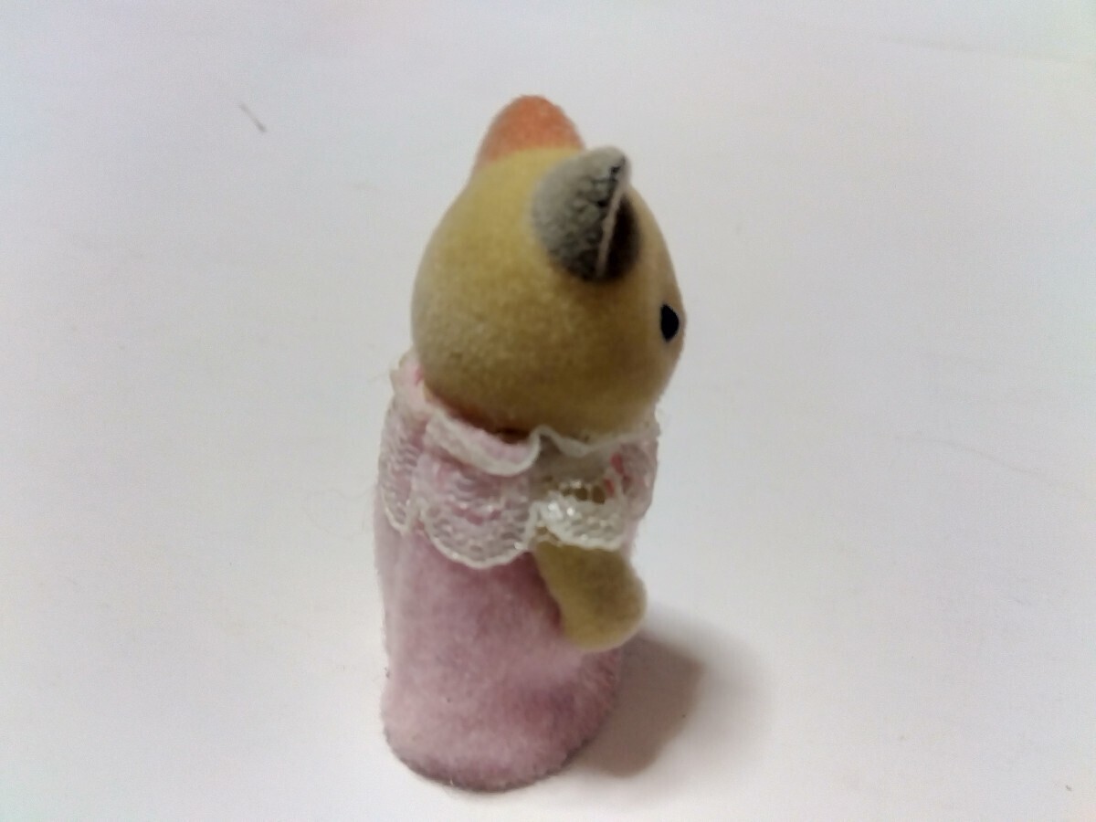 シルバニアファミリー  三毛猫 赤ちゃん 洋服 ワンピース ピンクの画像4