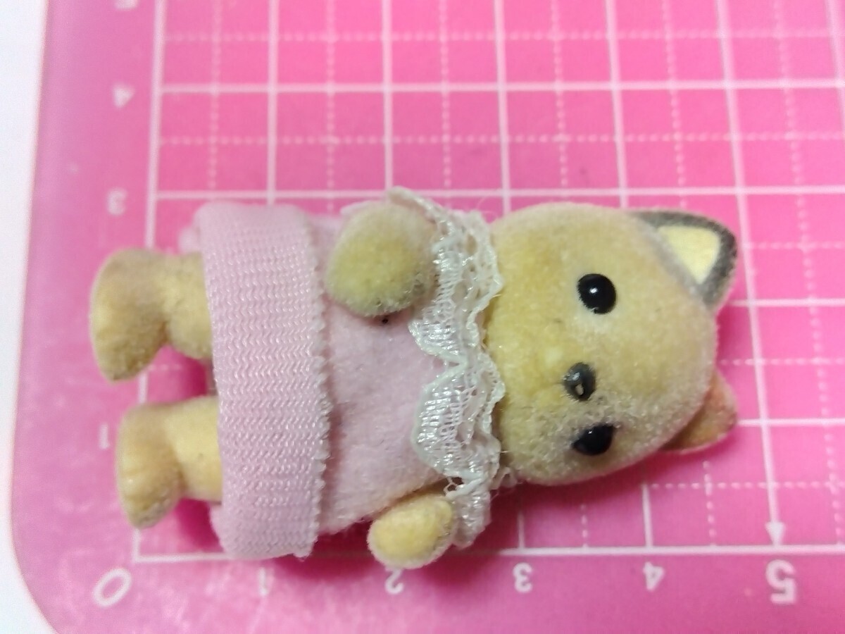 シルバニアファミリー  三毛猫 赤ちゃん 洋服 ワンピース ピンクの画像10