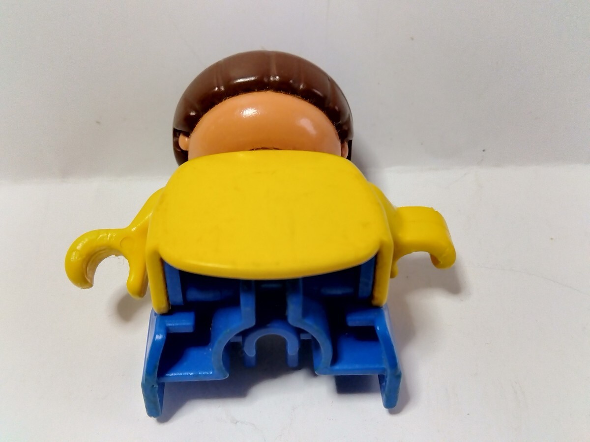 レゴデュプロ 人形  男の子 女の子 子供 ブルーのサロペット フィグ パーツ 特殊ブロック の画像6