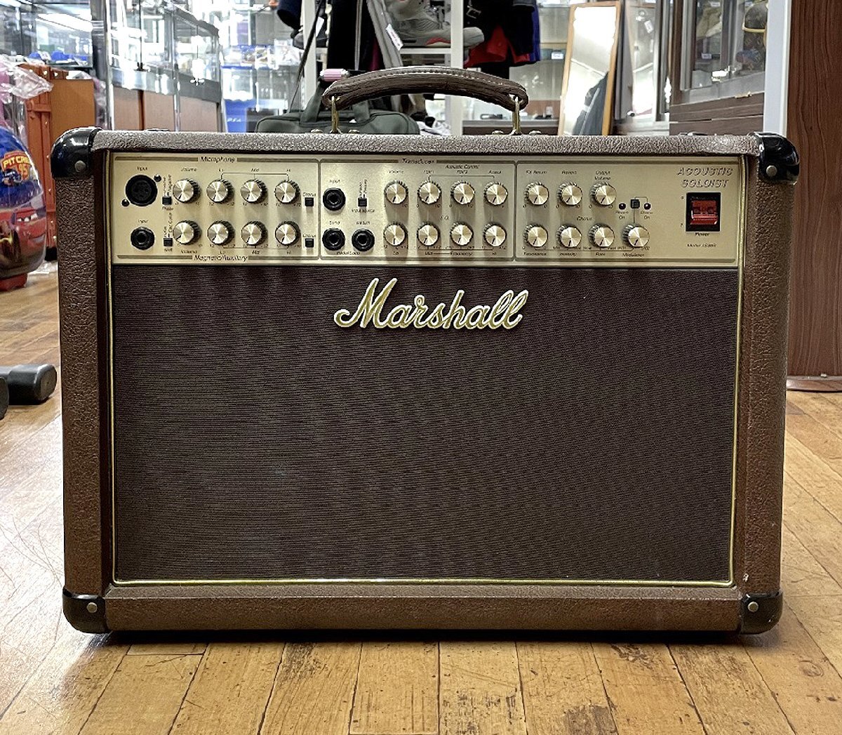 動作品 Marshall アコースティックギターアンプ Acoustic Soloist AS80R 取説付き マーシャルの画像1