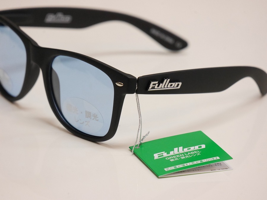 【新品】FULLON サングラス 調光 + 偏光レンズ FGL003-3 - Matte Black / Light Blue Polarized + 調光 - GREEN LABEL 正規品の画像4