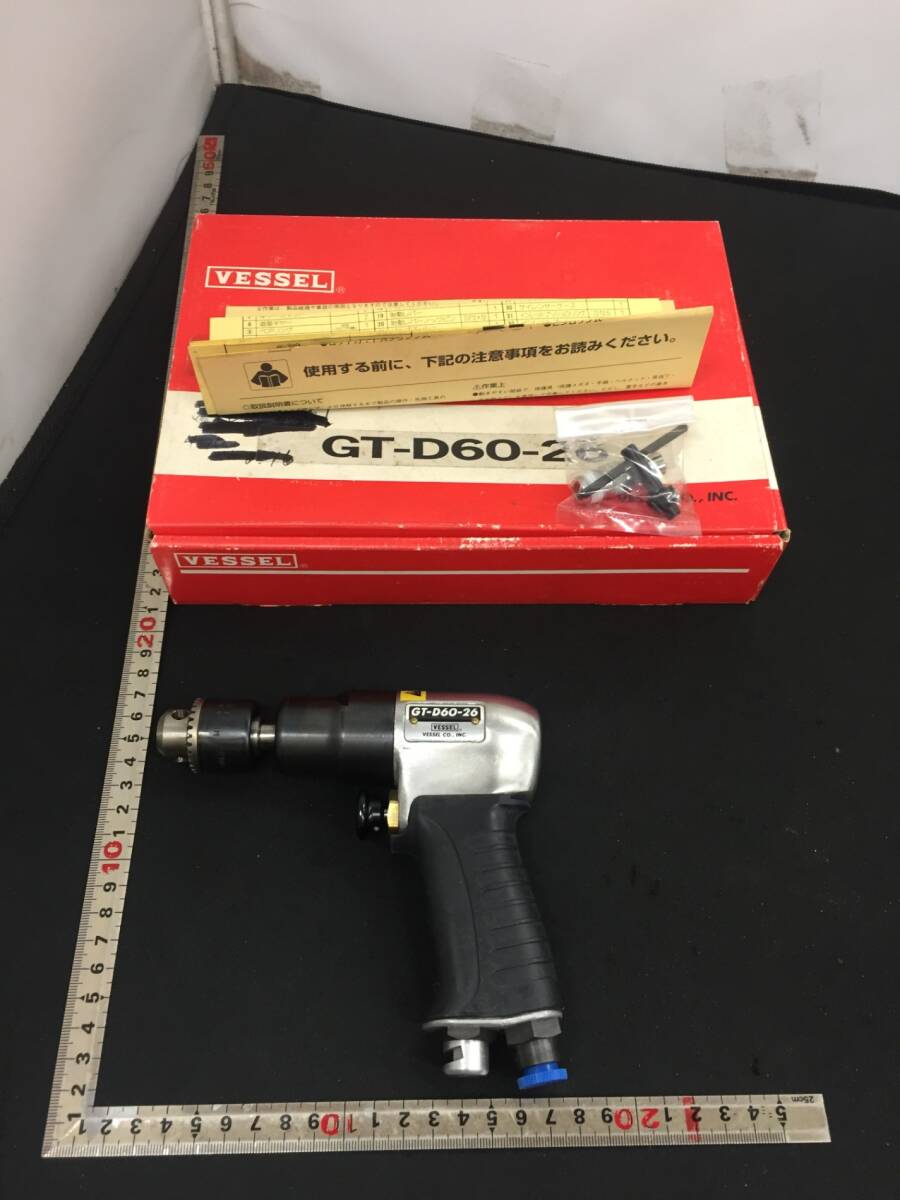 【中古品】ベッセル(VESSEL) エアードリルピストル型 GT-D60-26 /ITW82JUKK96C_画像2