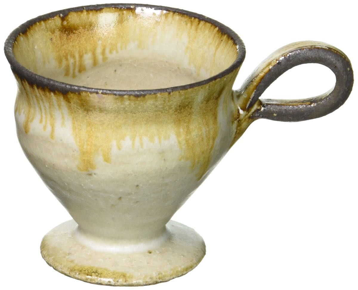 【24時間以内に発送】信楽焼 へちもん デミタスカップ  2個セット ティーカップ 陶器 ビンテージ マグカップ レトロ