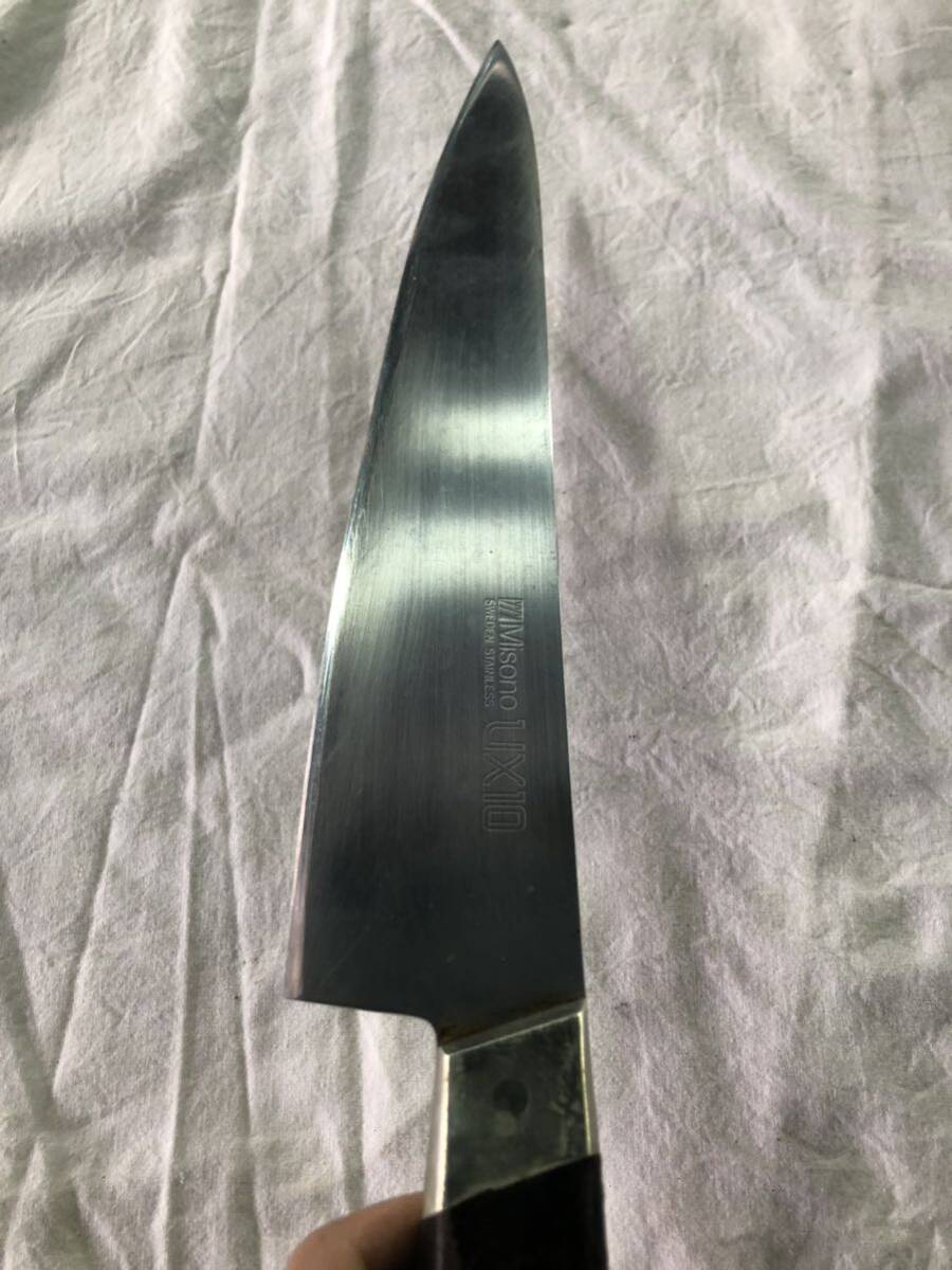 MISONO UX10 SWEDEN STAINLESS 筋引き包丁 刃渡29cm 柳刃包丁 洋包丁 牛刀 の画像10