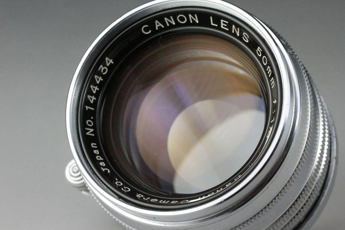 実写テスト済み Canon 50mm f1.8 ライカマウント キヤノン 単焦点 LTM Leica Lマウント L39 M39 キャノン Serenar #116_画像5