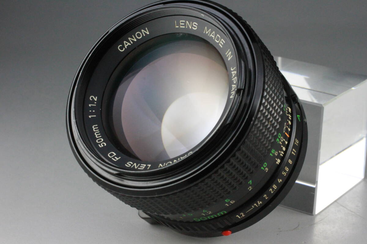 実写テスト済み Canon New FD 50mm f1.2 FDマウント キャノン 大口径 レンズ キヤノン LENS #138_画像1
