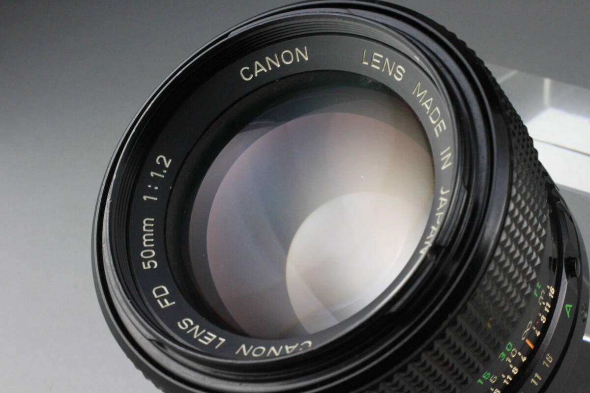 実写テスト済み Canon New FD 50mm f1.2 FDマウント キャノン 大口径 レンズ キヤノン LENS #138の画像2