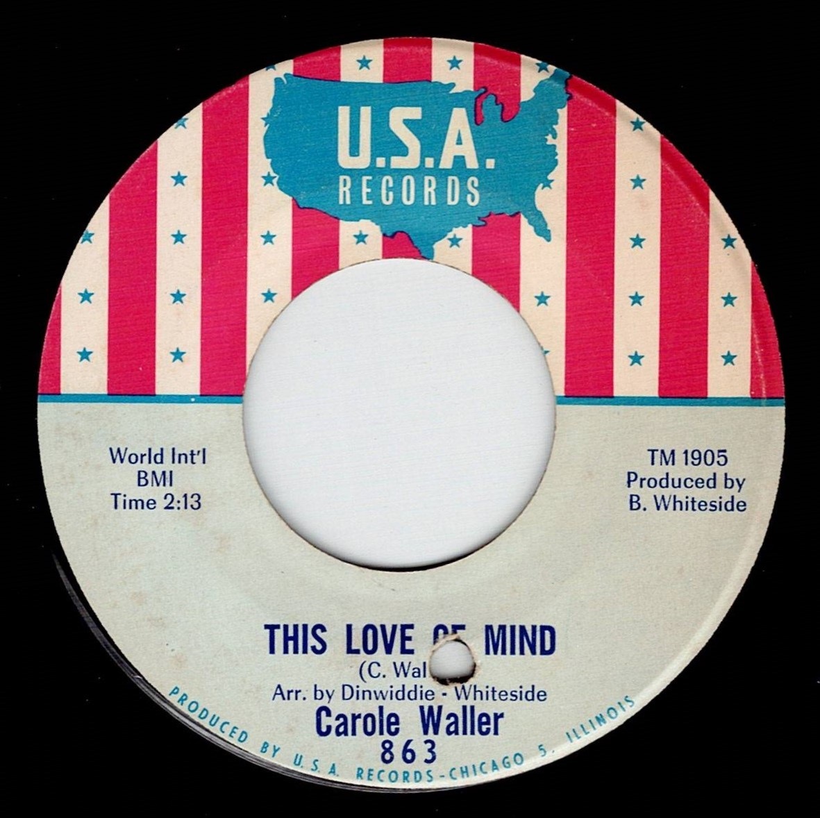 Carole Waller / Stop And Get A Hold Of Myself ♪ This Love Of Mind (U.S.A.)の画像2