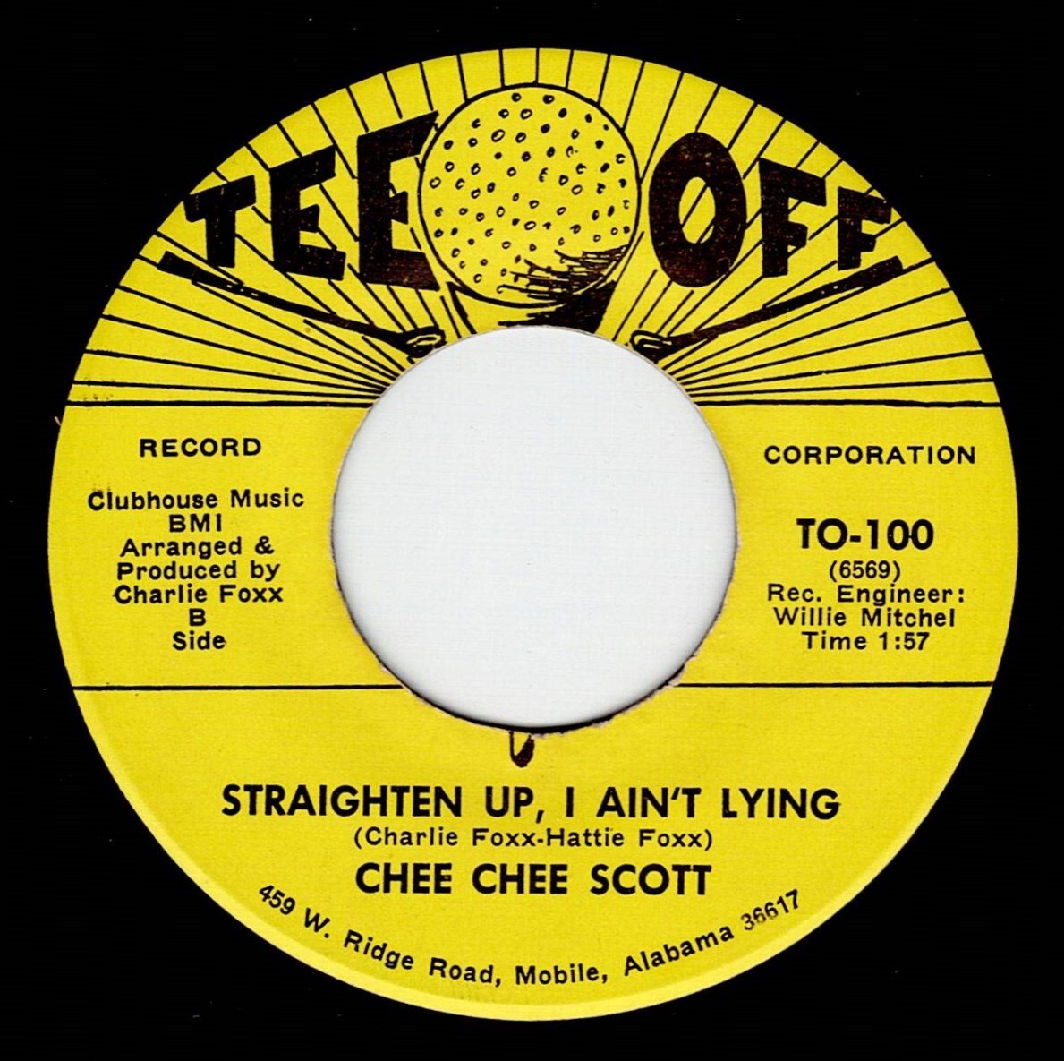 Chee Chee Scott / I Can’t Turn You Loose ♪ Straighten Up, I Ain’t Lying (Tee Off)の画像2