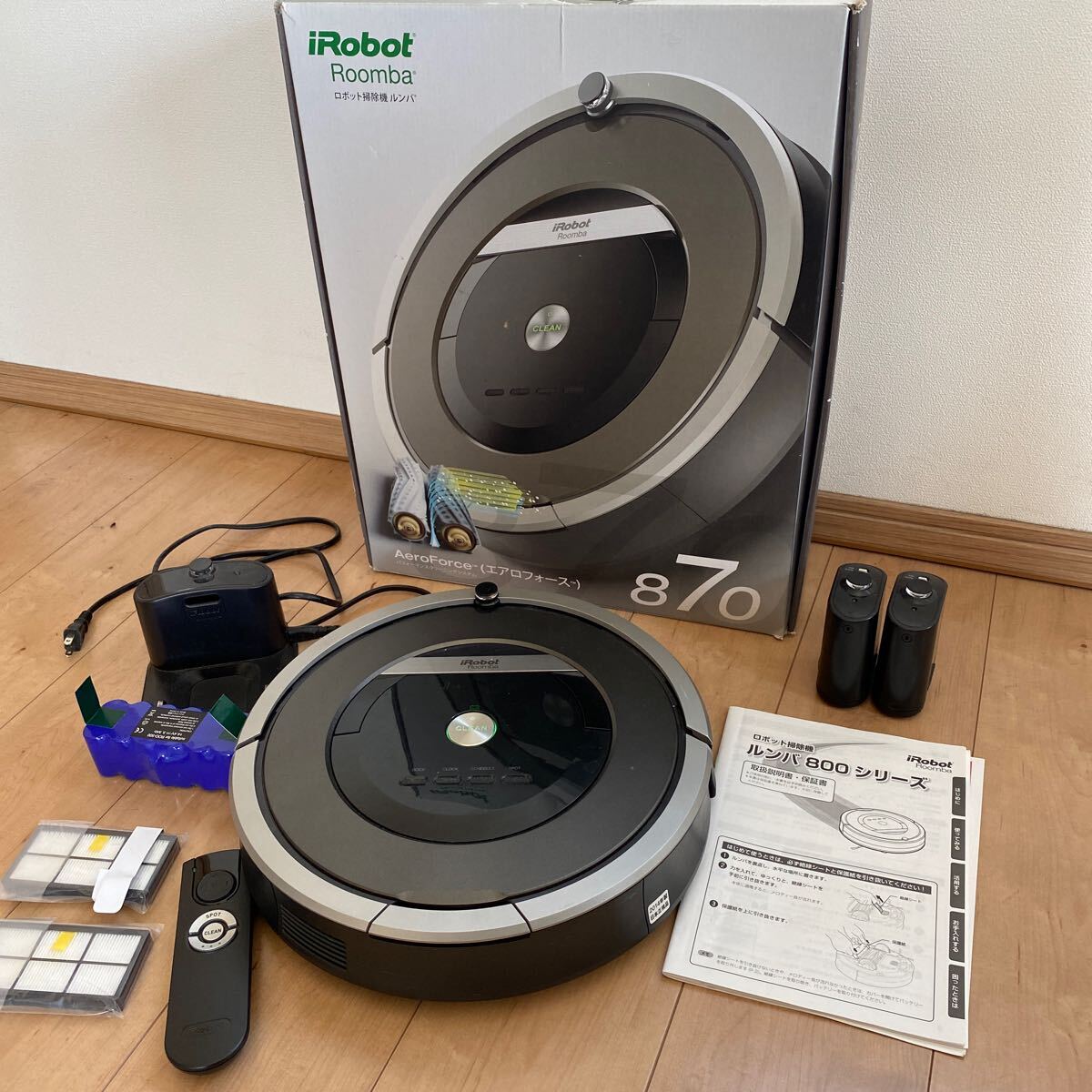 iRobot ロボット掃除機 ルンバ Roomba 870 新品バッテリー付きの画像1